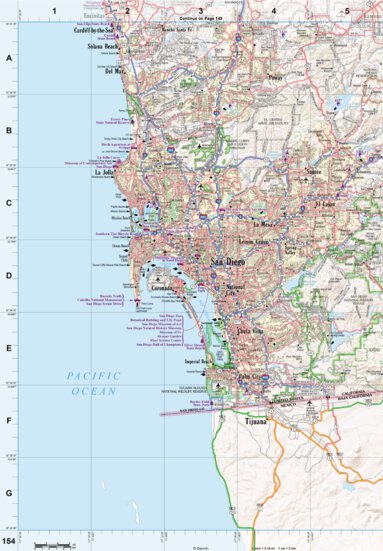 California Atlas & Gazetteer Page 154 Preview 1