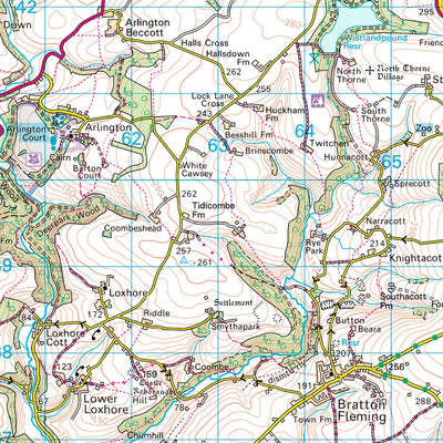 Kirriemuir and Dean Ward 1 (1:50,000) Preview 2