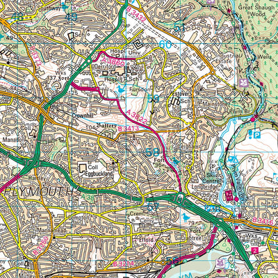 Weston and Sandon Ward 1 (1:50,000) Preview 3