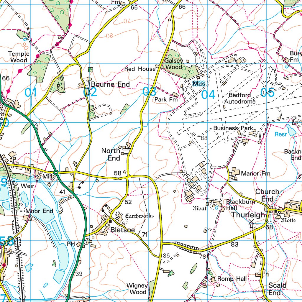 Calder Ward 1 (1:50,000) Map by UK Topographic Maps | Avenza Maps