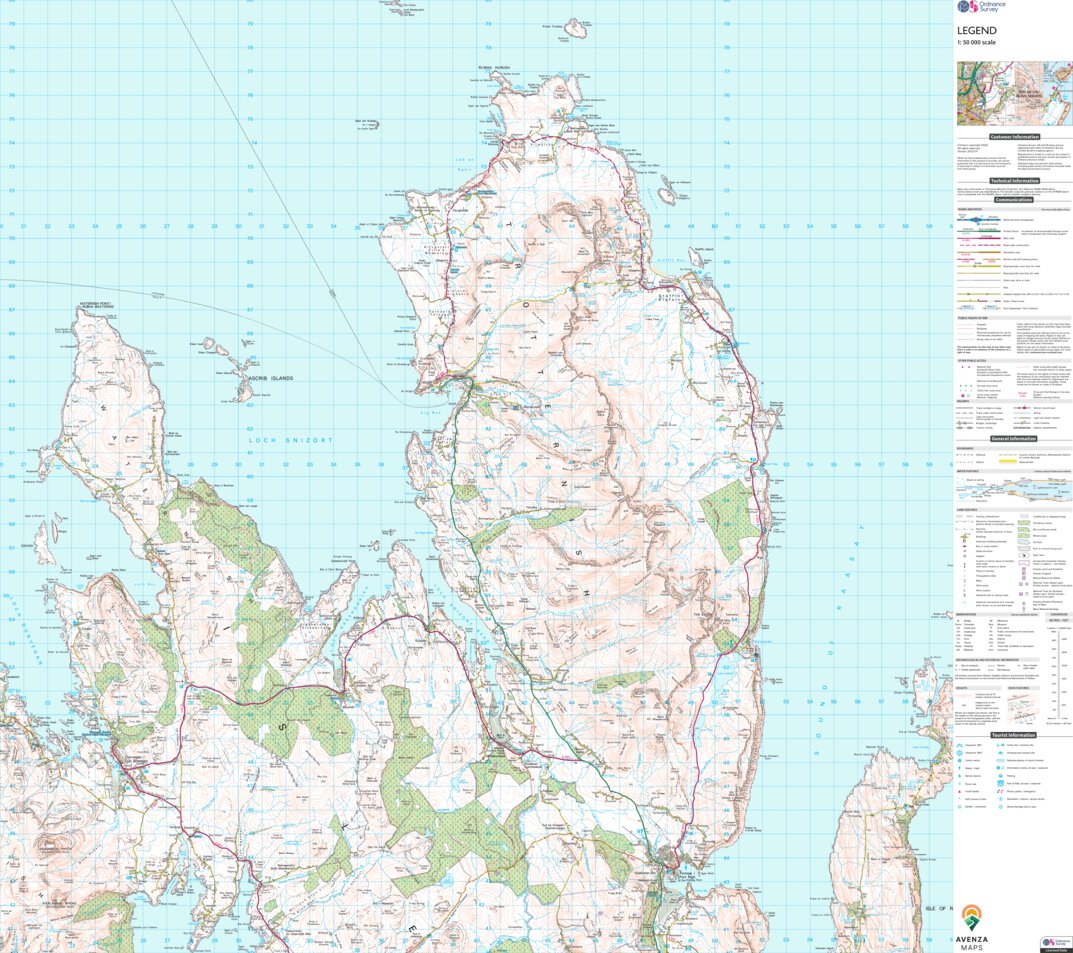 Wick and East Caithness Ward 2 (1:50,000) Map by UK Topographic Maps ...