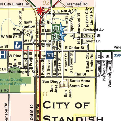 Arenac County, Michigan - Complete Township Maps Preview 3