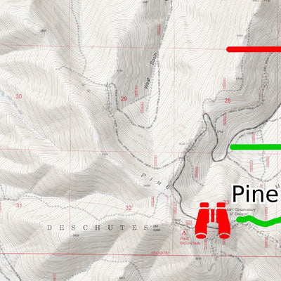 Oregon SxS Trail Map 2510 C.G. south to Derrick Caves Preview 3