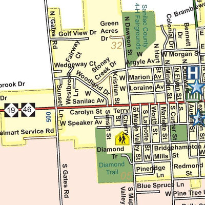 Sanilac County, Michigan - Complete Township Maps Preview 2