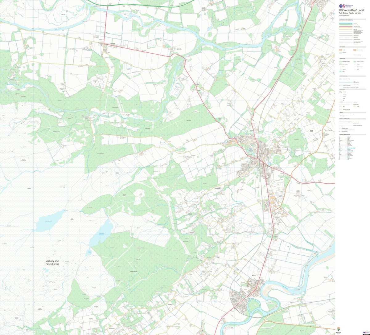 Dingwall and Seaforth Ward 1 (1:10,000) Map by UK Topographic Maps ...