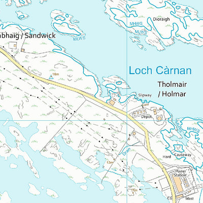 Uibhist a Deas, Eirisgeigh agus Beinn na Faoghla Ward 1 (1:10,000) Preview 3
