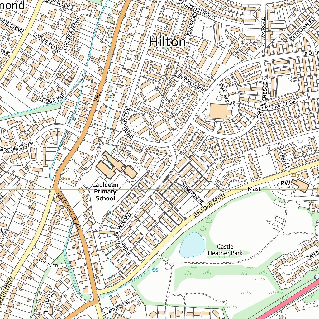 Inverness Ness-side Ward 1 (1:10,000) Map by UK Topographic Maps ...