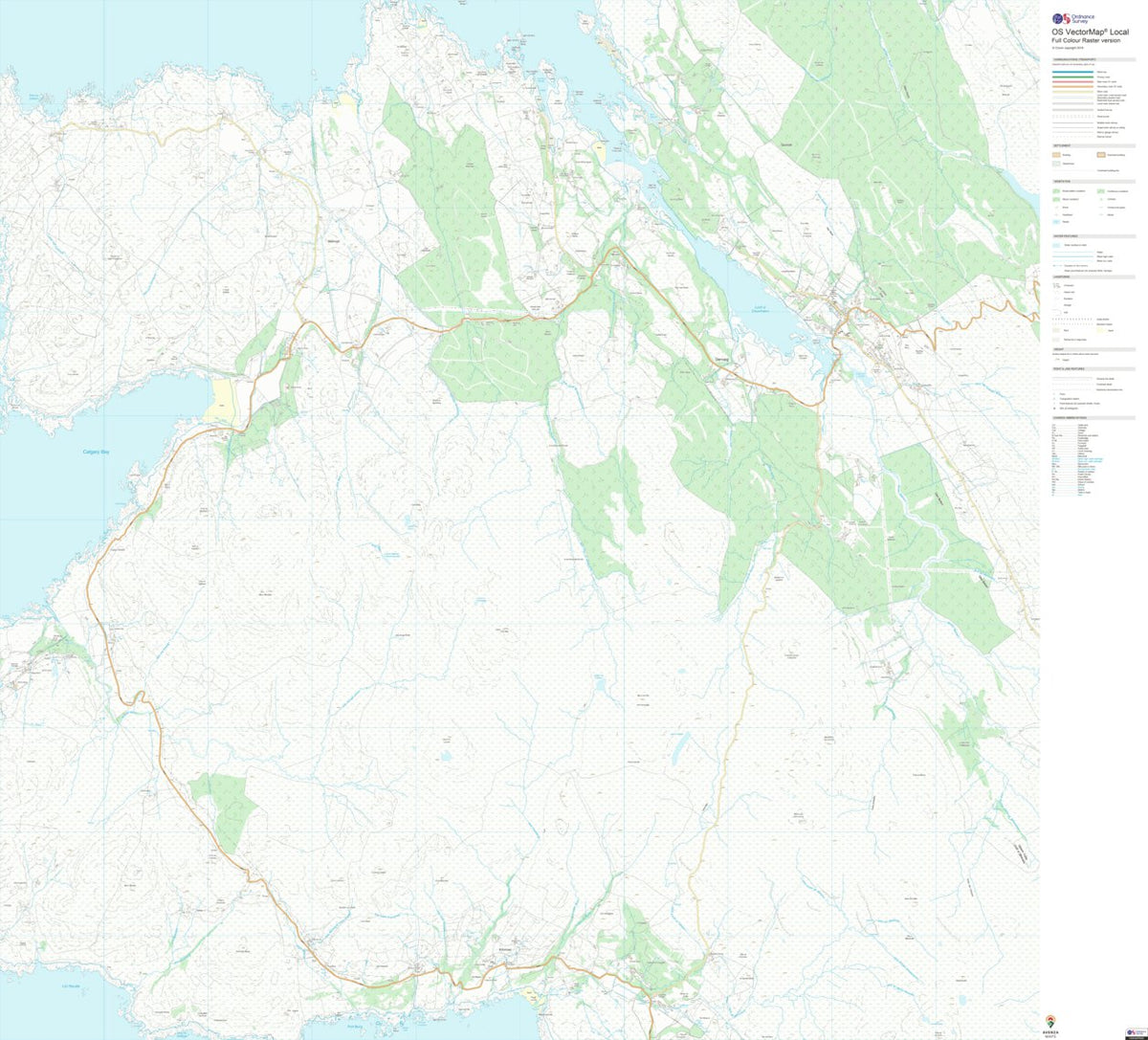 Oban South and the Isles Ward 10 (1:10,000) Map by UK Topographic Maps ...