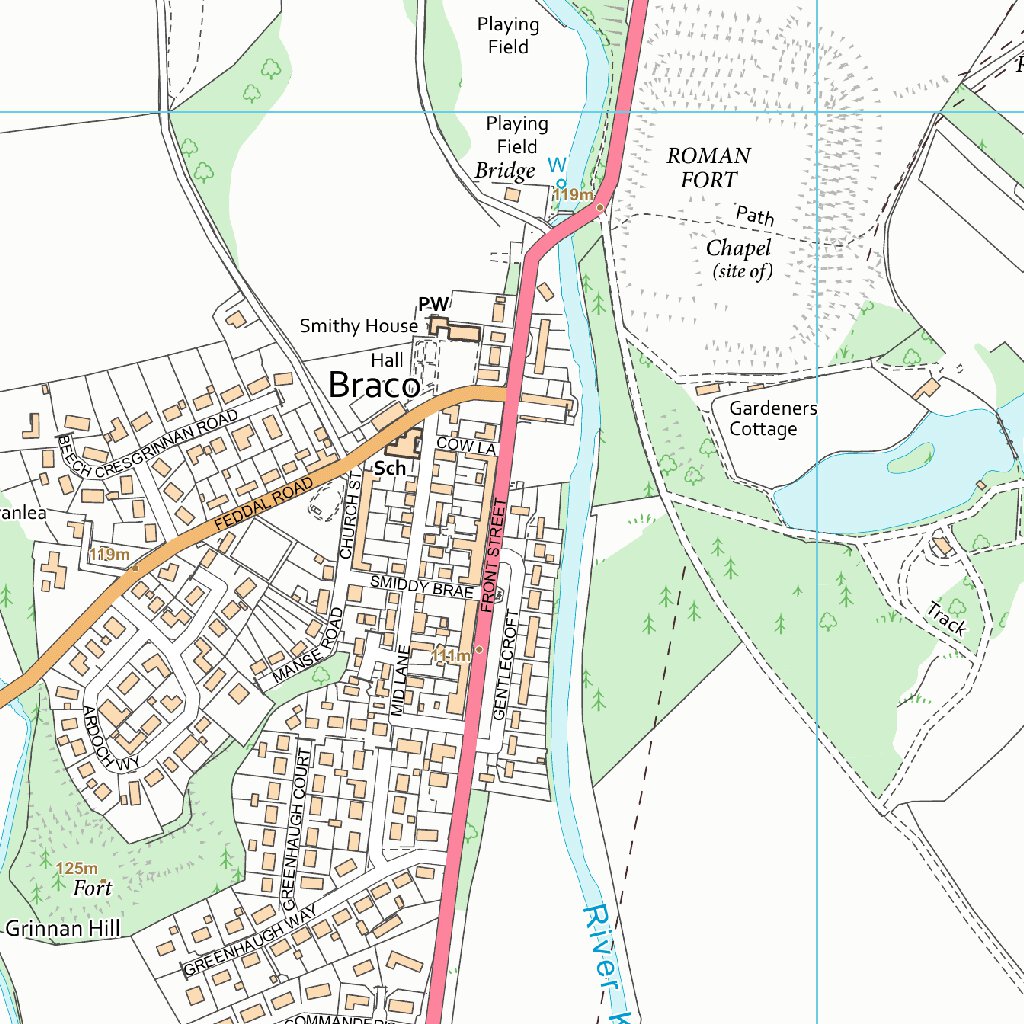 Strathallan Ward 2 (1:10,000) Map by UK Topographic Maps | Avenza Maps