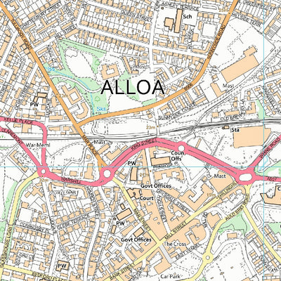 Carse, Kinnaird and Tryst Ward 1 (1:10,000) Preview 3