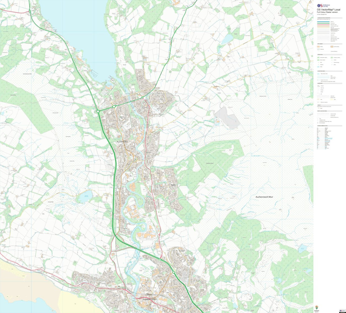 Lomond Ward 1 (1:10,000) Map by UK Topographic Maps | Avenza Maps