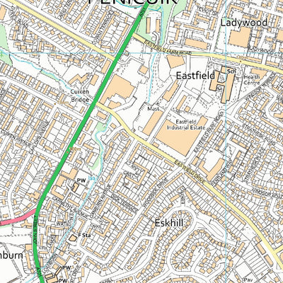 Penicuik Ward 1 (1:10,000) Preview 3