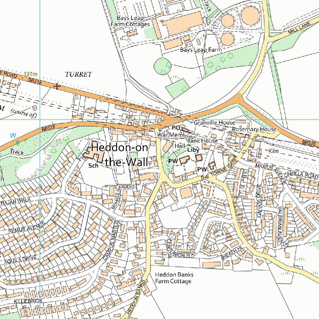Stella Ryton Map Uk Ryton, Crookhill and Stella Ward 1 (1:10,000) Map by UK Topographic ...