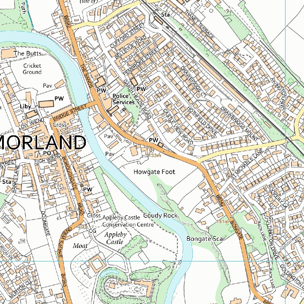 Appleby and Brough Ward 1 (1:10,000) Map by UK Topographic Maps ...