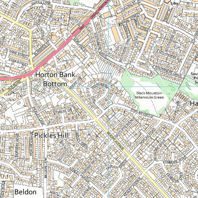 Northowram and Shelf Ward 1 (1:10,000) Preview 3
