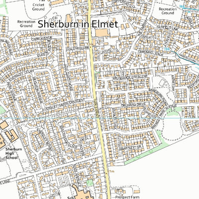 Airedale and Ferry Fryston Ward 1 (1:10,000) Preview 3