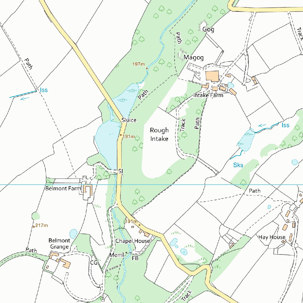 Cheddleton Ward 1 (1:10,000) Map by UK Topographic Maps | Avenza Maps