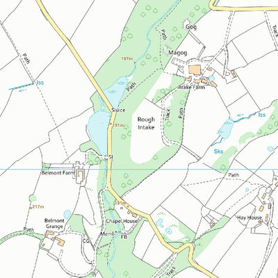 Cheddleton Ward 1 (1:10,000) Preview 2