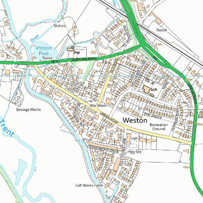 Milwich Ward 1 (1:10,000) Preview 3