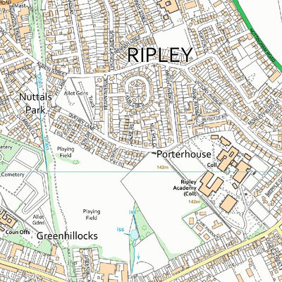 Kilburn, Denby, Holbrook & Horsley Ward 1 (1:10,000) Preview 2