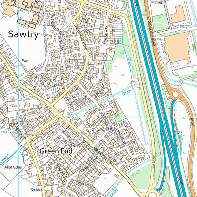 Sawtry Ward 1 (1:10,000) Preview 3