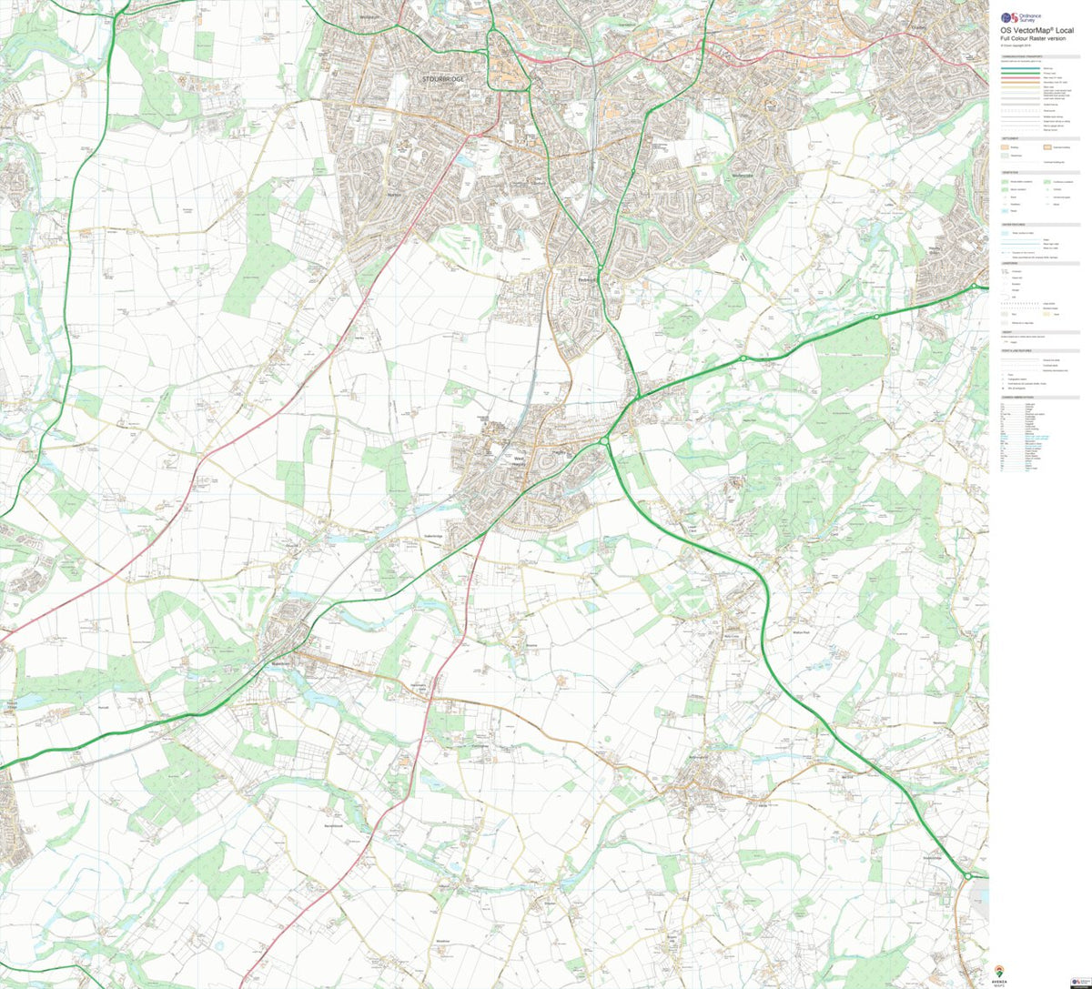 Wyre Forest Rural Ward 1 (1:10,000) Map by UK Topographic Maps | Avenza ...