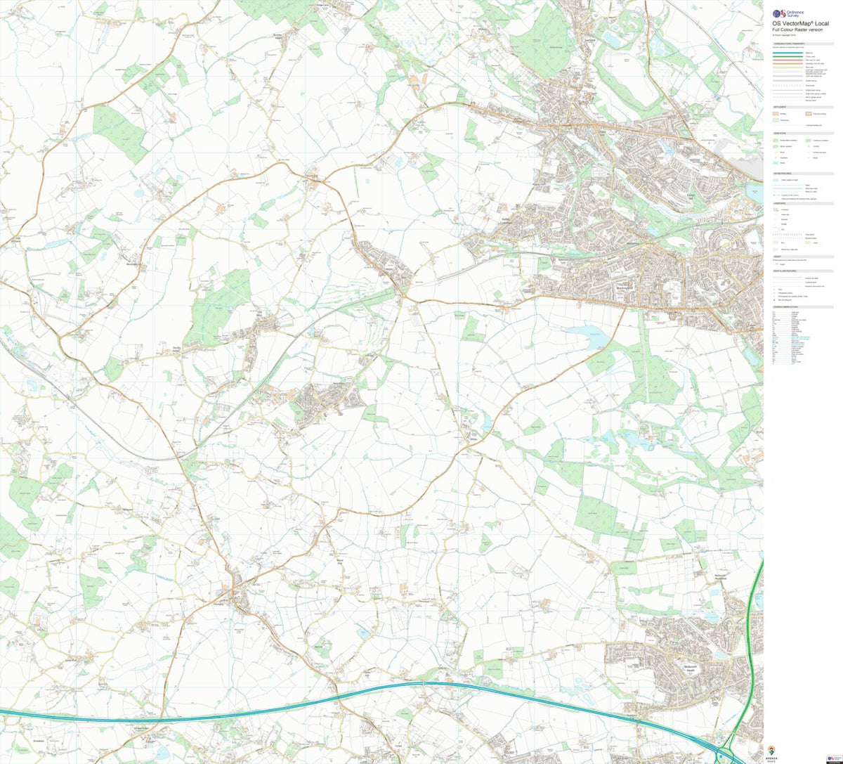Fillongley Ward 1 (1:10,000) Map by UK Topographic Maps | Avenza Maps