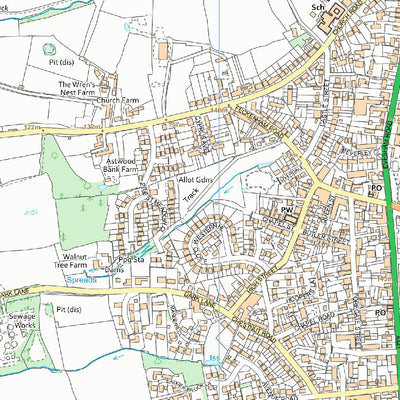 Inkberrow Ward 1 (1:10,000) Preview 3