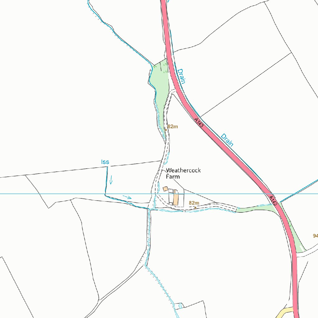 Withersfield Ward 1 (1:10,000) Map by UK Topographic Maps | Avenza Maps