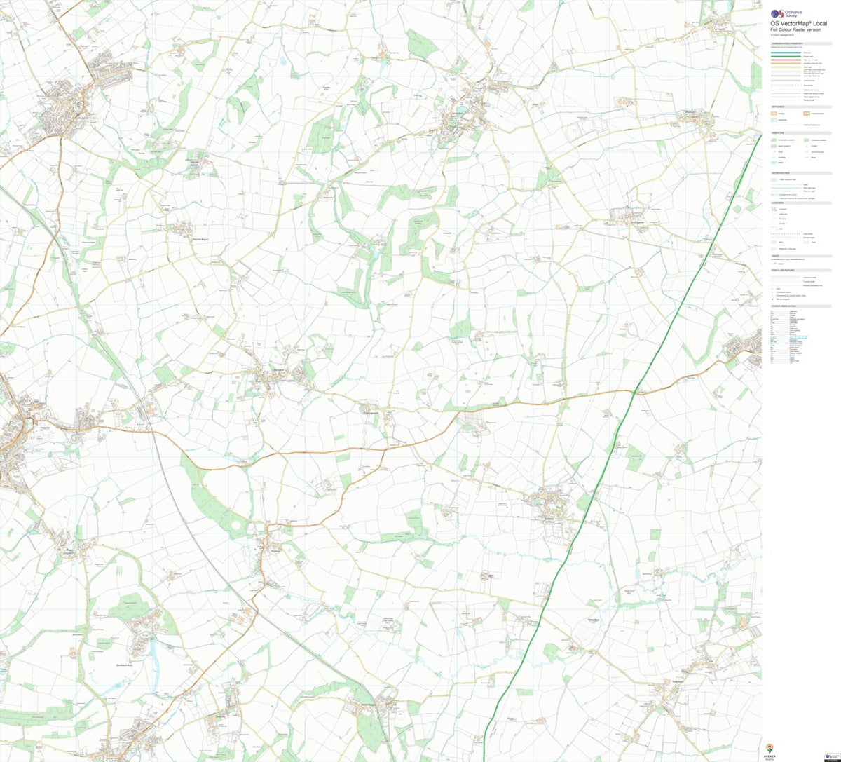 Blockley Ward 1 (1:10,000) Map by UK Topographic Maps | Avenza Maps