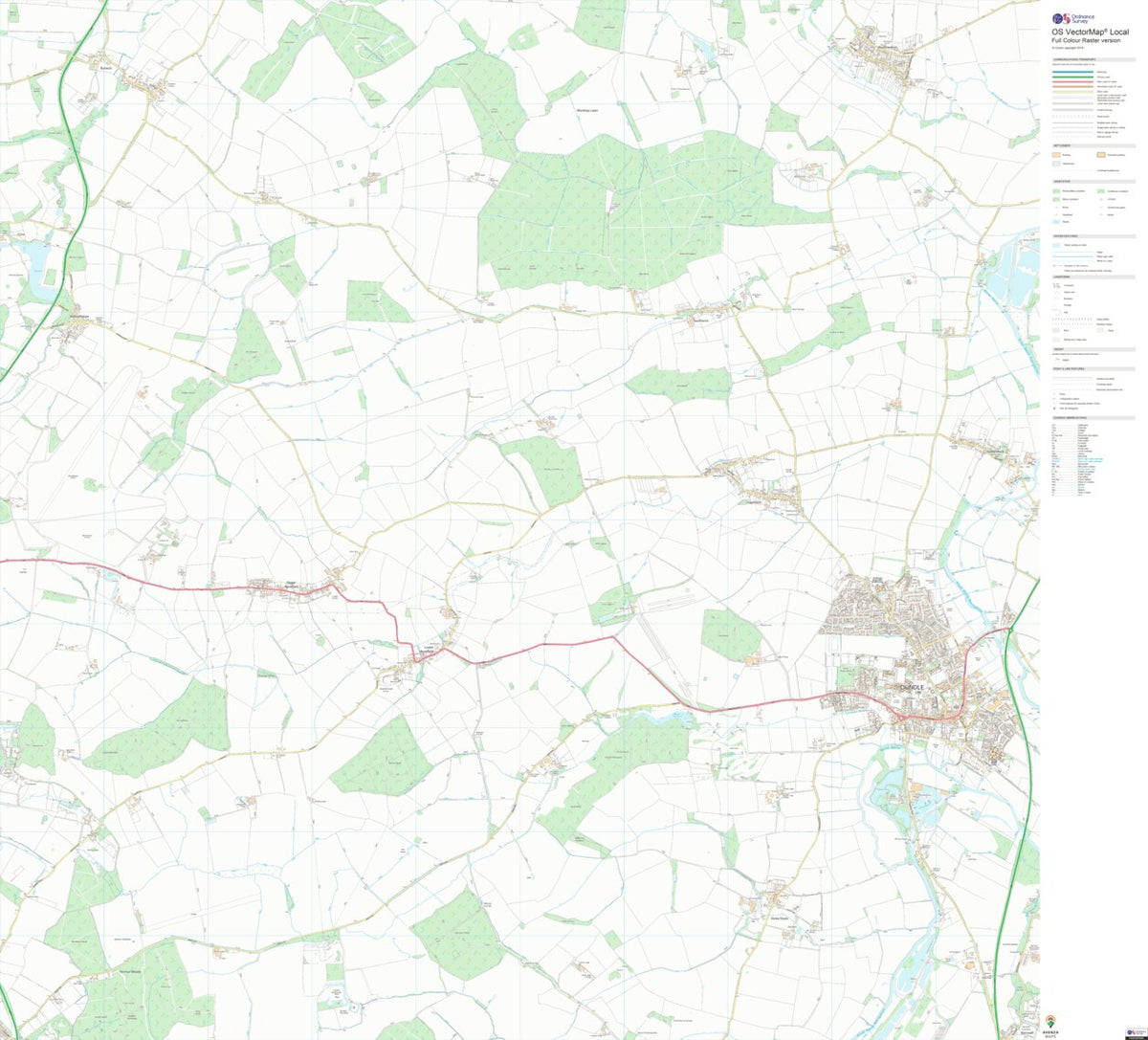 Oundle Ward 1 (1:10,000) Map by UK Topographic Maps | Avenza Maps
