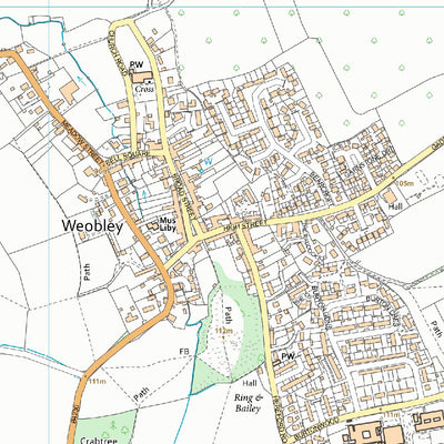 Weobley Ward 1 (1:10,000) Preview 3