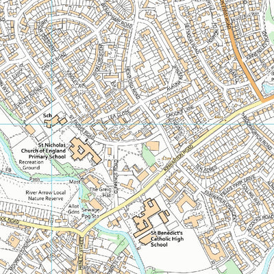 Salford Priors & Alcester Rural Ward 1 (1:10,000) Preview 3