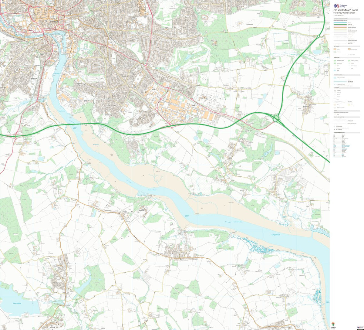 Orwell Ward 1 (1:10,000) Map by UK Topographic Maps | Avenza Maps