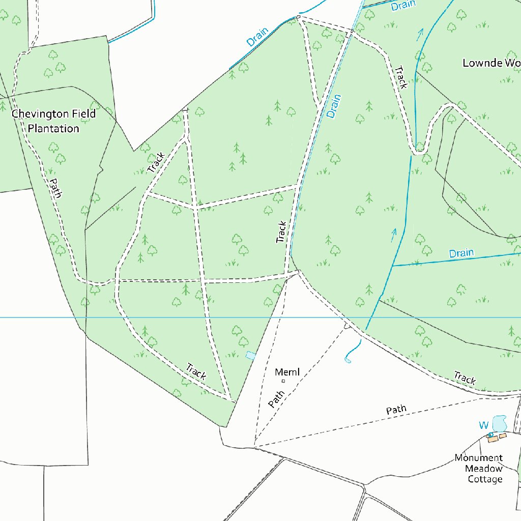 Chedburgh & Chevington Ward 1 (1:10,000) Map by UK Topographic Maps ...