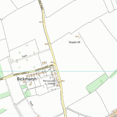 Honeybourne, Pebworth & The Littletons Ward 1 (1:10,000) Preview 2