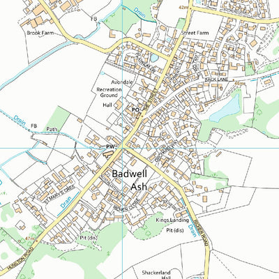 Walsham-le-Willows Ward 1 (1:10,000) Preview 3