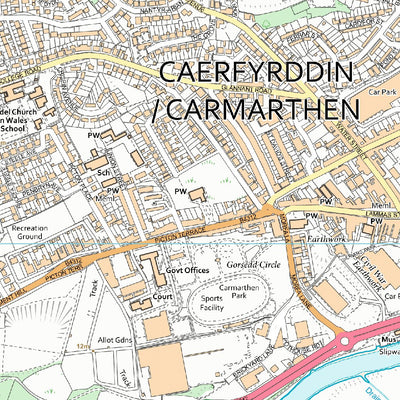 Sir Gaerfyrddin - Carmarthenshire 10 (1:10,000) Preview 2