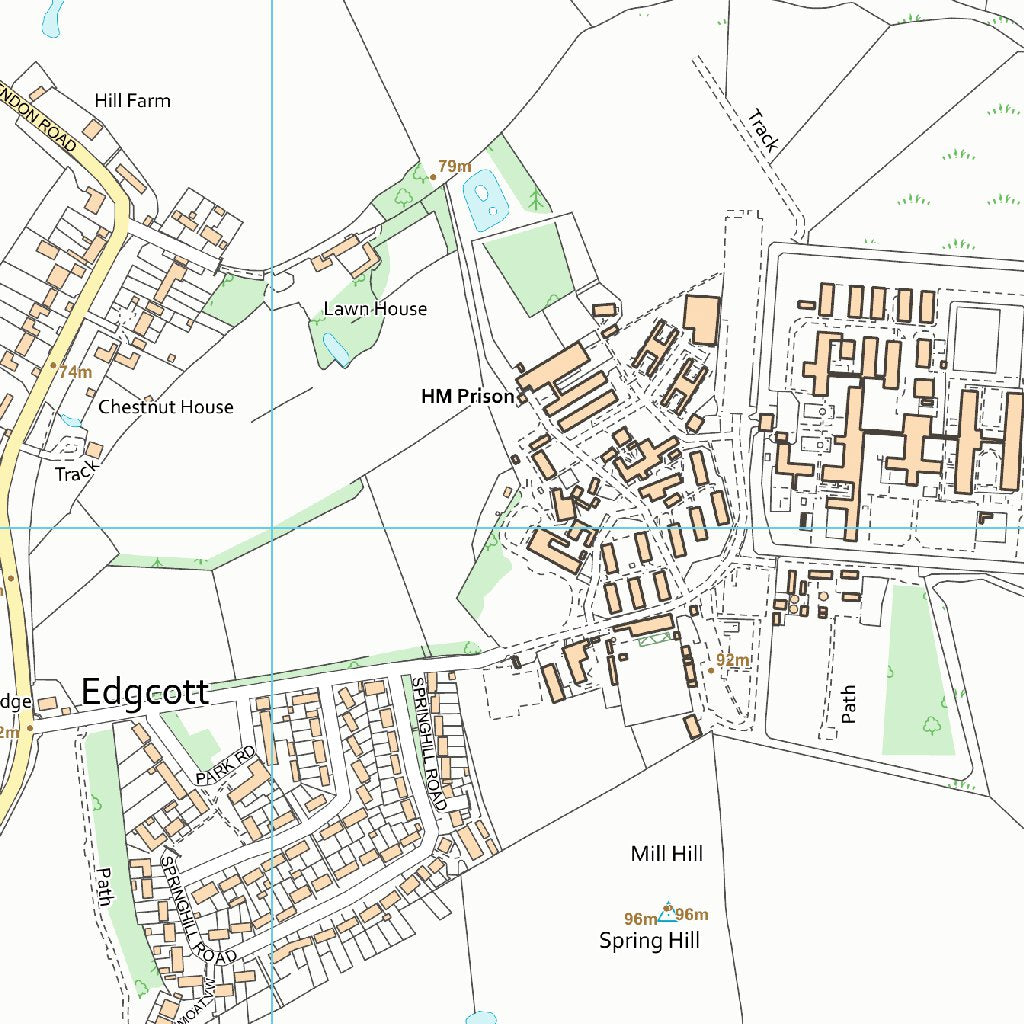 Grendon Underwood Ward 1 (1:10,000) Map by UK Topographic Maps | Avenza ...