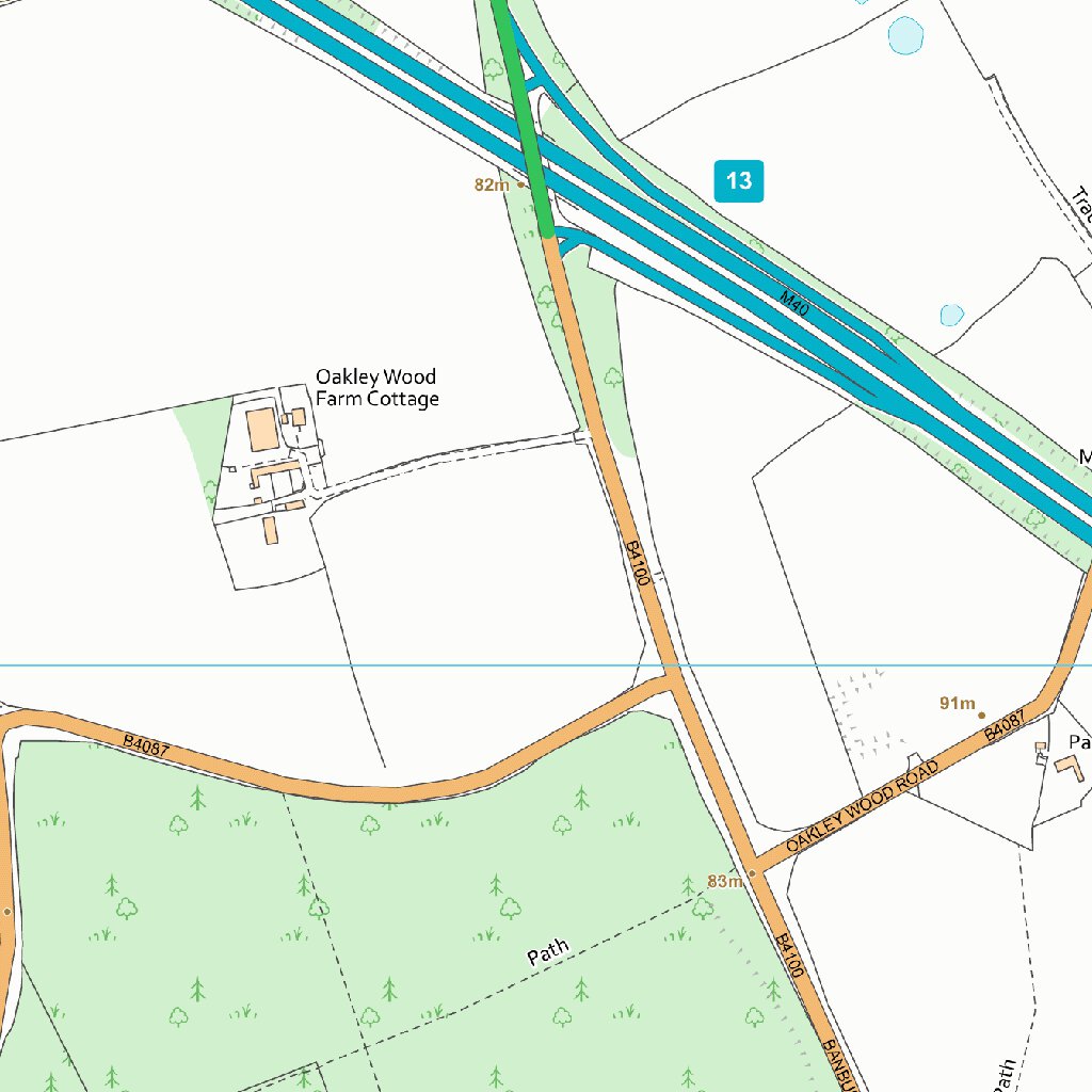 Wellesbourne North & Rural Ward 1 (1:10,000) Map by UK Topographic Maps ...