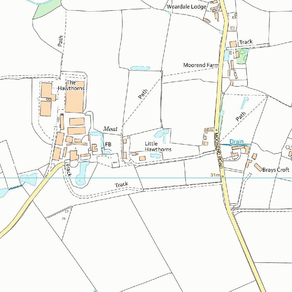 Hartpury & Redmarley Ward 1 (1:10,000) Map by UK Topographic Maps ...