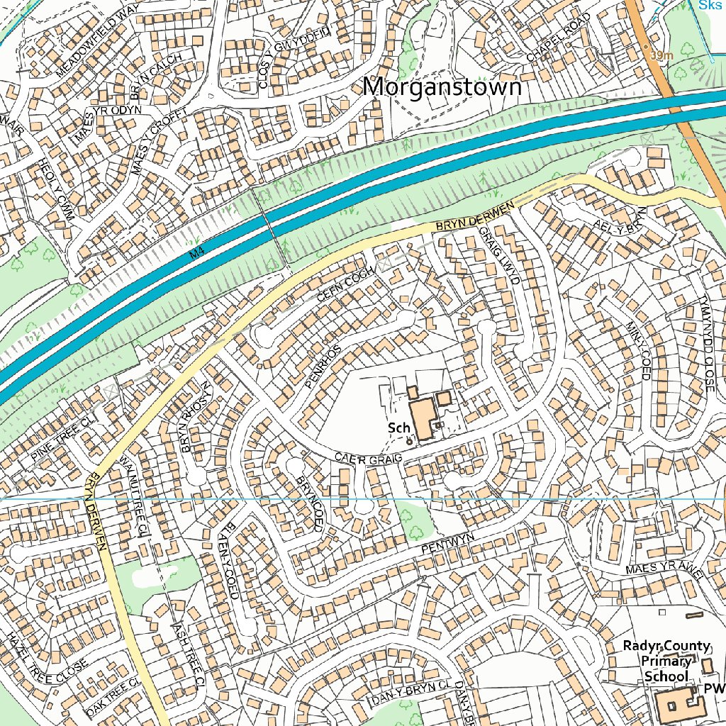 Caerdydd - Cardiff 2 (1:10,000) Map by UK Topographic Maps | Avenza Maps