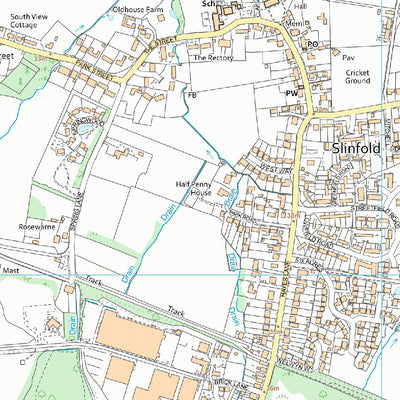 Itchingfield, Slinfold & Warnham Ward 1 (1:10,000) Preview 3