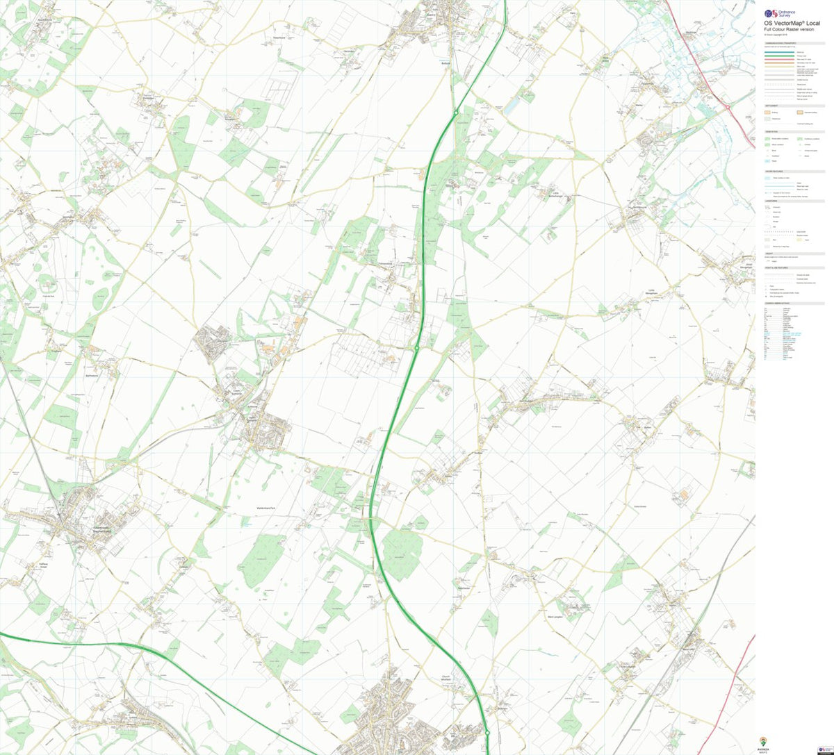 Eastry Rural Ward 1 (1:10,000) Map by UK Topographic Maps | Avenza Maps