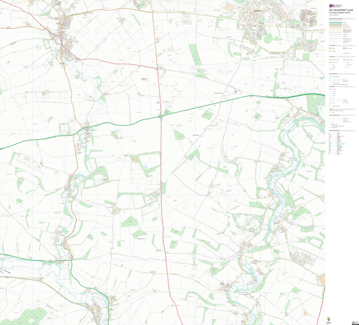 Wiltshire 1 (1:10,000) Map by UK Topographic Maps | Avenza Maps