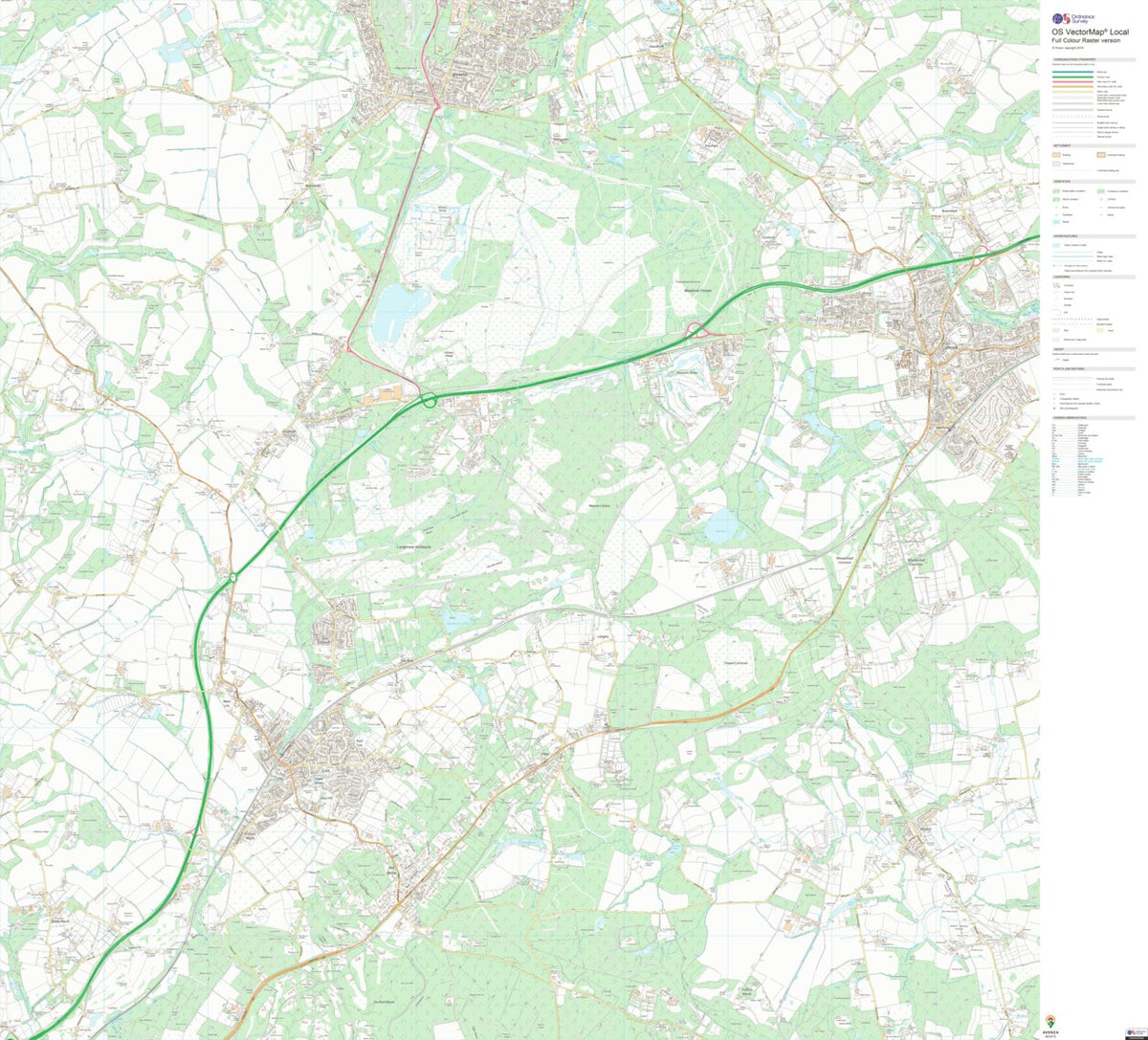 Bramshott & Liphook Ward 1 (1:10,000) Map by UK Topographic Maps ...