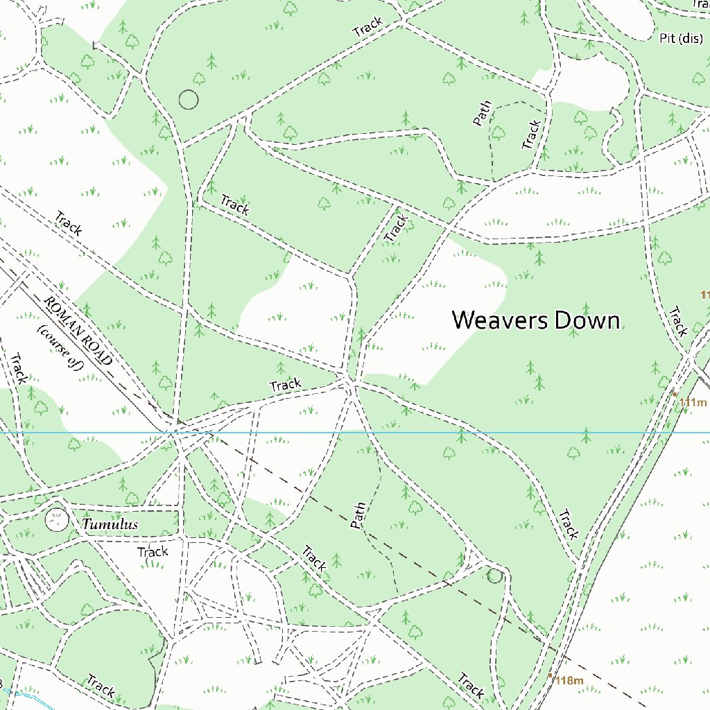 Bramshott & Liphook Ward 1 (1:10,000) Map by UK Topographic Maps ...