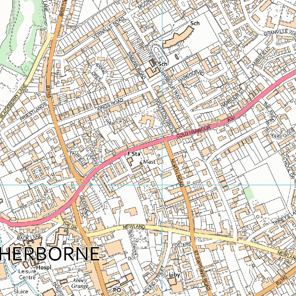 Sherborne Rural Ward 1 (1:10,000) Map by UK Topographic Maps | Avenza Maps