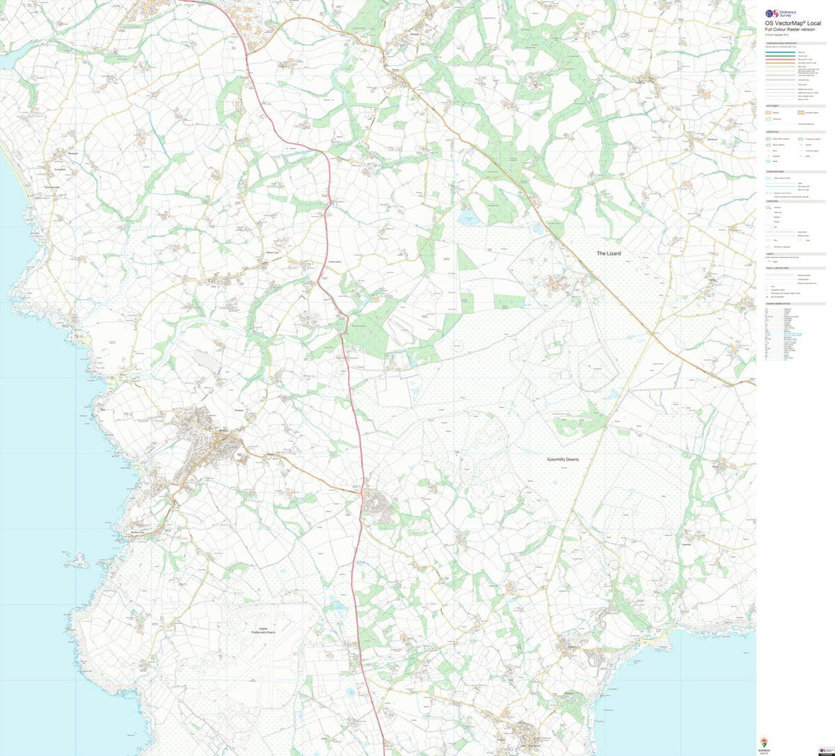 Cornwall 12 (1:10,000) Map by UK Topographic Maps | Avenza Maps