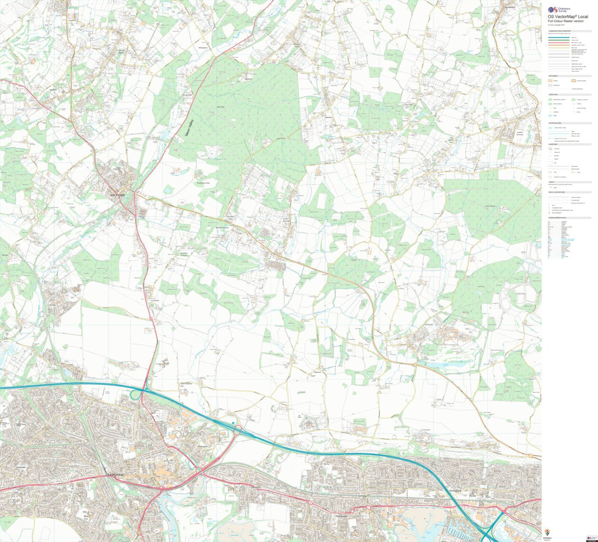 Southwick & Wickham Ward 1 (1:10,000) Map by UK Topographic Maps ...